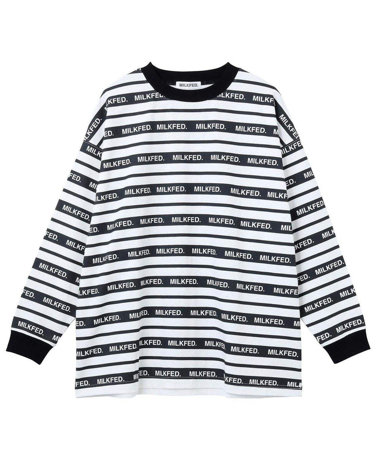 【MILKFED.】LOGO STRIPE L/S TOP