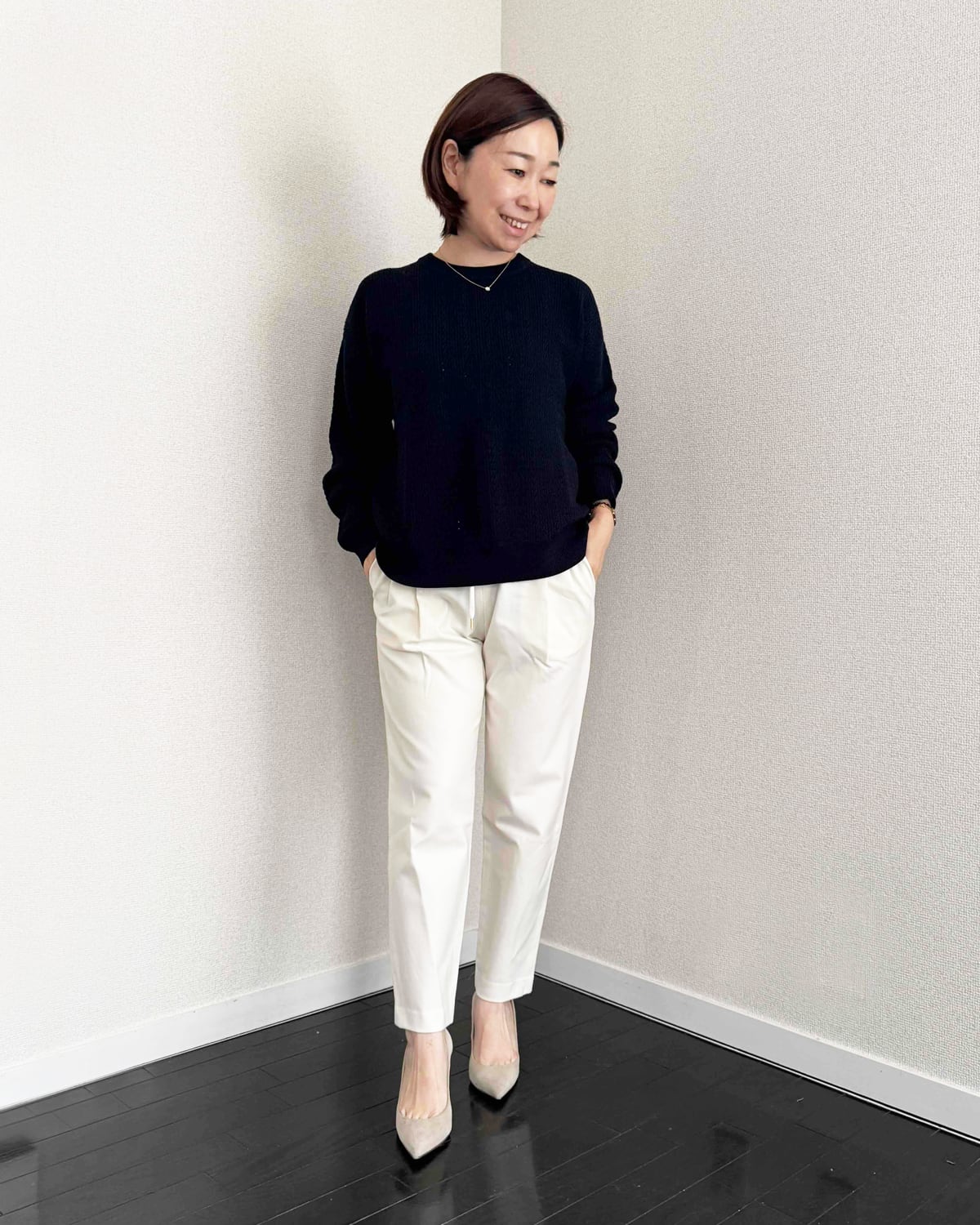 両面起毛ドロストパンツ テーパードパンツ【 日本製 / 手洗い可