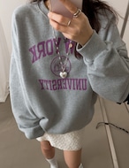 【新作5%OFF・3日間】University Sweat Tops_2colors