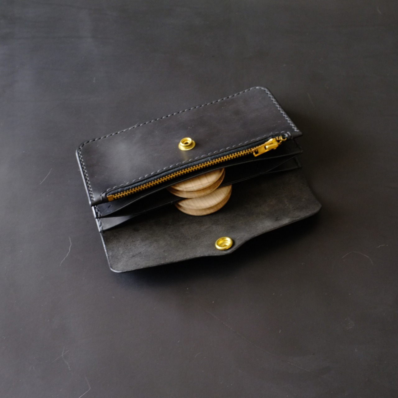 ロングチョッパーウォレット ATLANTICA　Etrusco 在庫品】ロングチョッパーウォレット ATLANTICA Etrusco 参層式 | 玖區