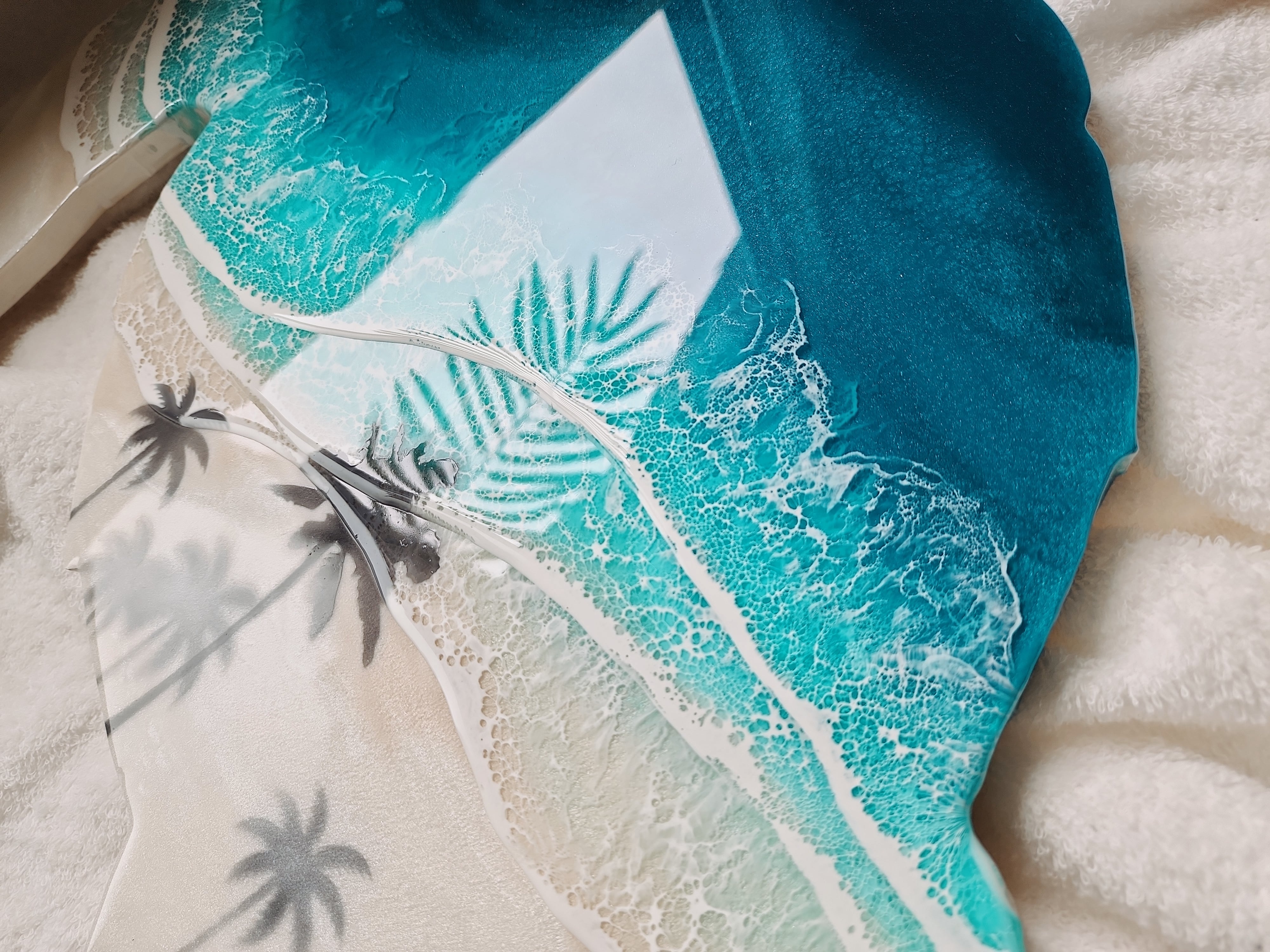 188.オーシャンレジンアート 正面型ホヌ 中