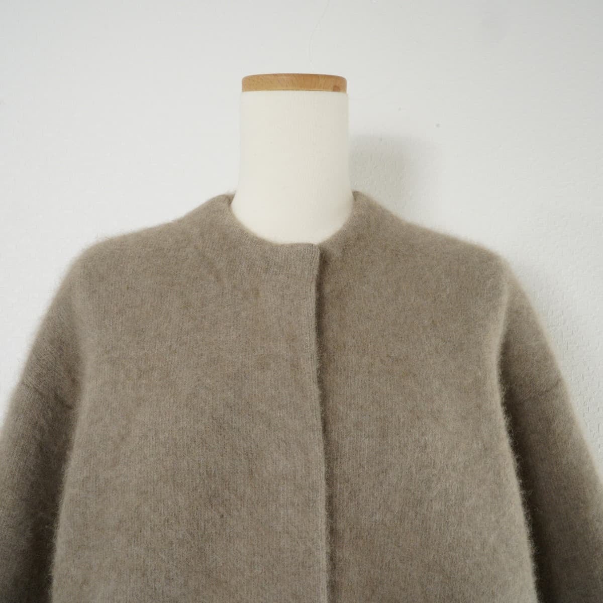 ELENDEEK エレンディーク RACOON MIX WCD BGE コクーン カーディガン  