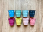 rice ライスデンマーク メラミン コップ Sサイズ カラフルパステル 8個セット