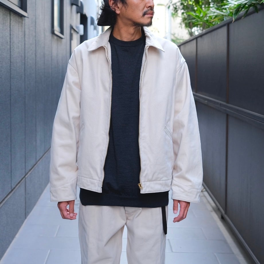 【美品】COMOLI☆シャツジャケット☆46☆アイボリー 749df475956195d8a5ffcb61605cb4