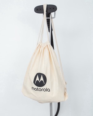 print drawstring bag "Motorola"