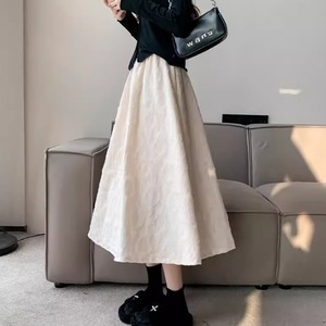 ミモレ丈スカート レディース ボトムス ロングスカート Ａラインスカート ハイウエスト シンプル 無地 ナチュラル カジュアル お出かけ おしゃれ きれいめ フレアスカート ファッション 女性