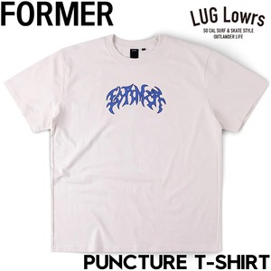 FORMER フォーマー Tシャツ メンズ 半袖Tシャツ プリントTシャツ ロゴTシャツ コットンTシャツ PUNCTURE T-SHIRT FTE-25118-BNE 25SU 日本代理店正規品