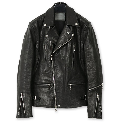 【予約商品】【STRUM　ストラム　RIDERS JACKET　ライダースジャケット】LIST/ピットフルタンニン シュリンク ホースハイド/ダブルライダースジャケット【送料無料】【納期未定 2026年2月以降5月頃お届け目安】