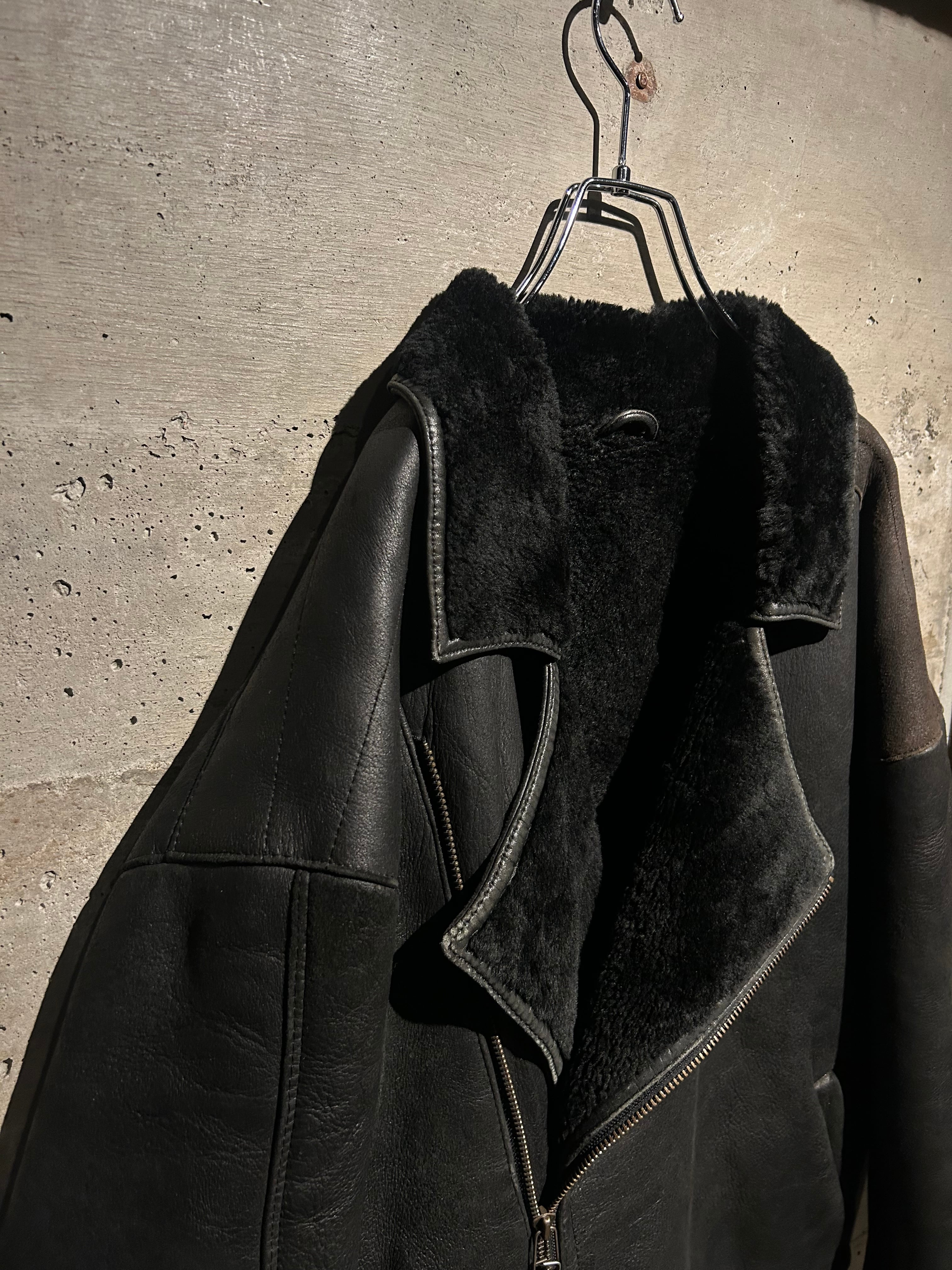 断*き様 週末限定セール⟡POPPY DOUBLE-SLEEVECUT JACK Caka】“極上” Double Riders Type Vintage Mouton Jacket | Caka(カカ