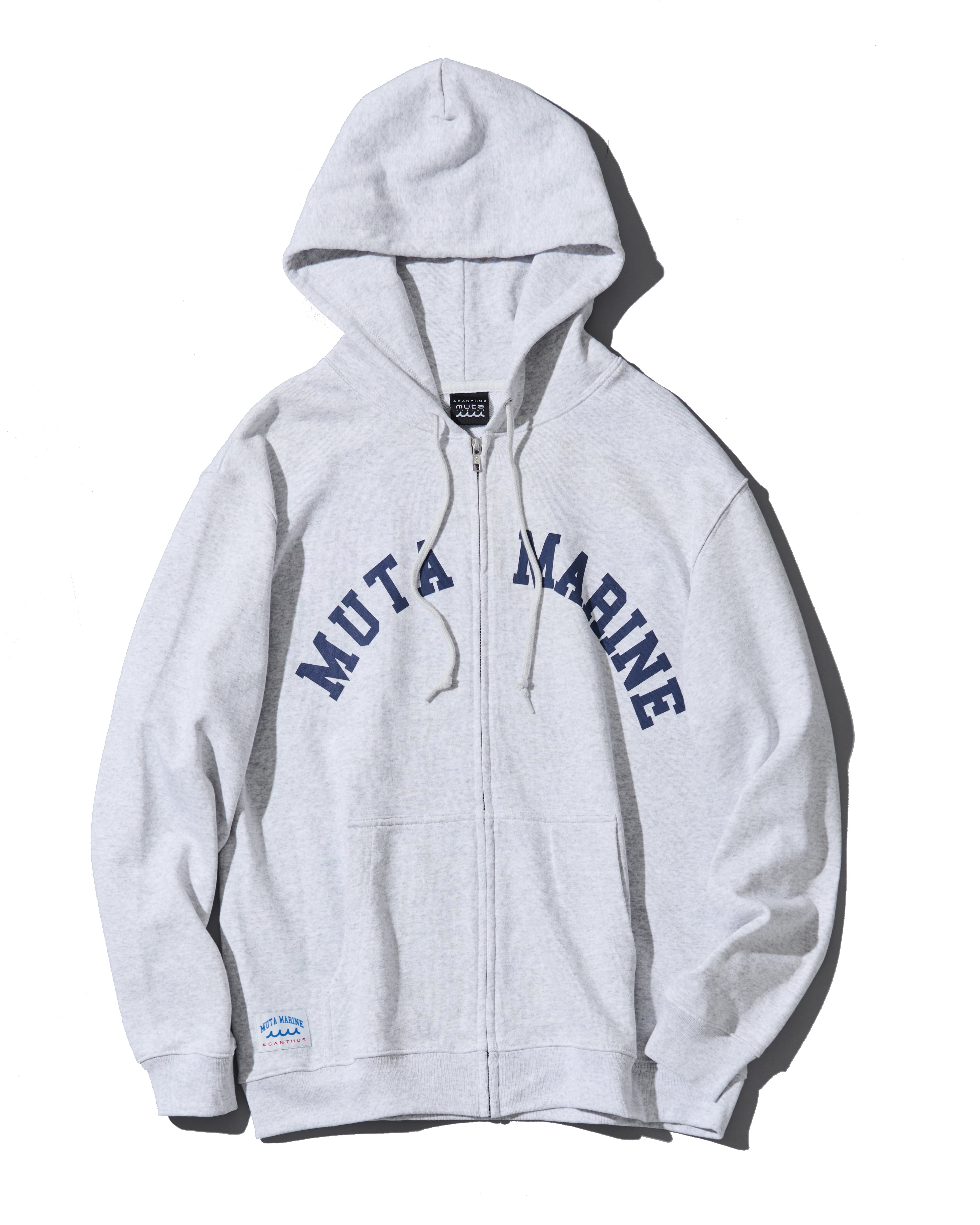 muta MARINE × ACANTHUS アーチロゴ ジップアップ パーカー | ACANTHUS
