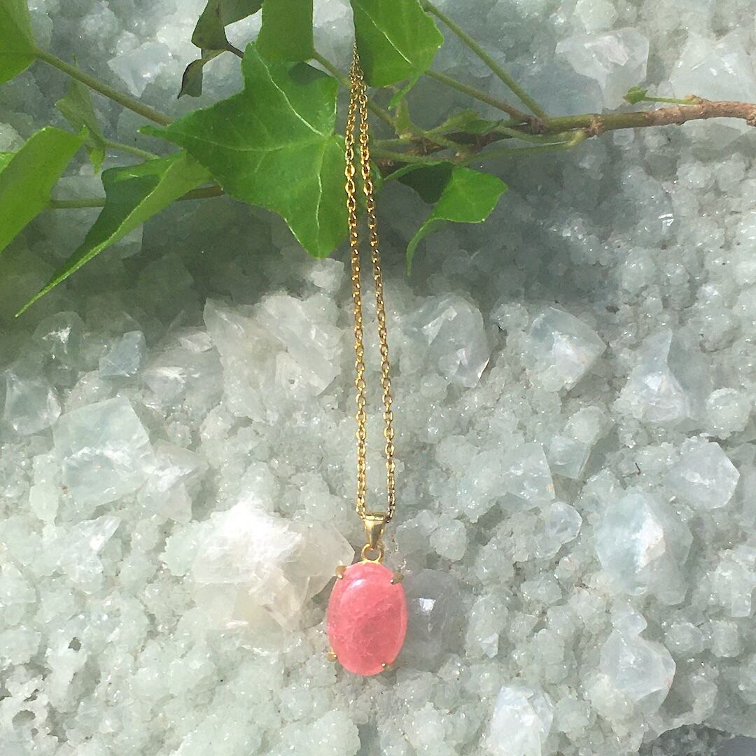 【一点物】✦⋆.·Eternal Rose ─ インカローズの14kgfネックレス⋆.·StarFlowerGallery