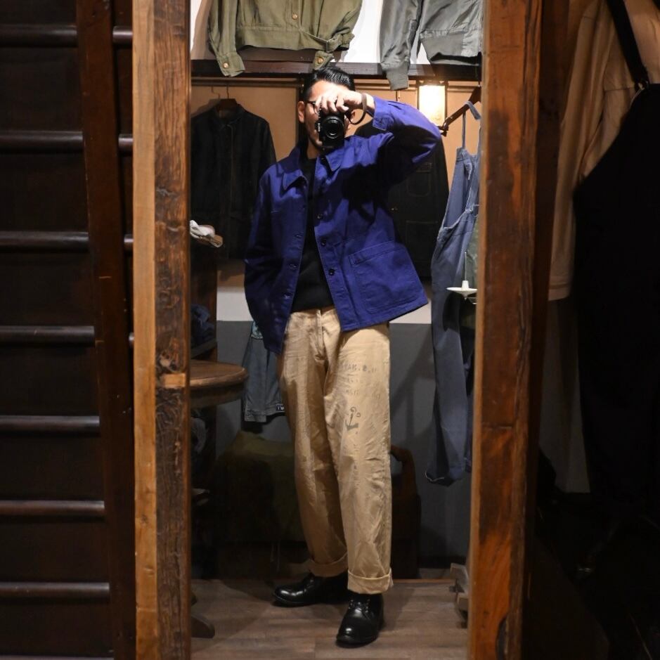 60's vintage french navy S.N.C St James work jacket 677 | 【OWN