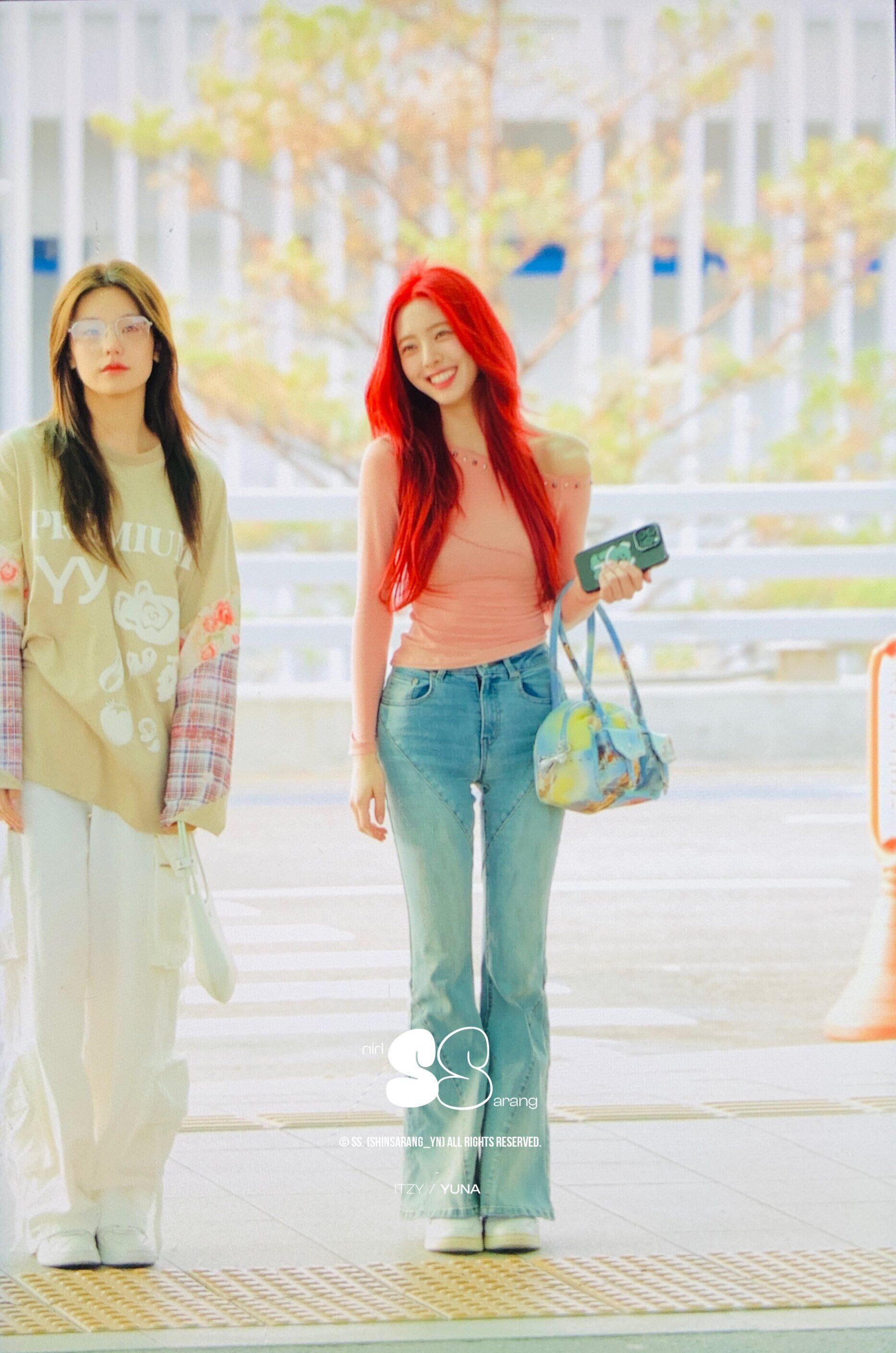 ☆ITZY ユナ 着用！！【1JINNSTUDIO】ビンテージ ブーツカット デニム