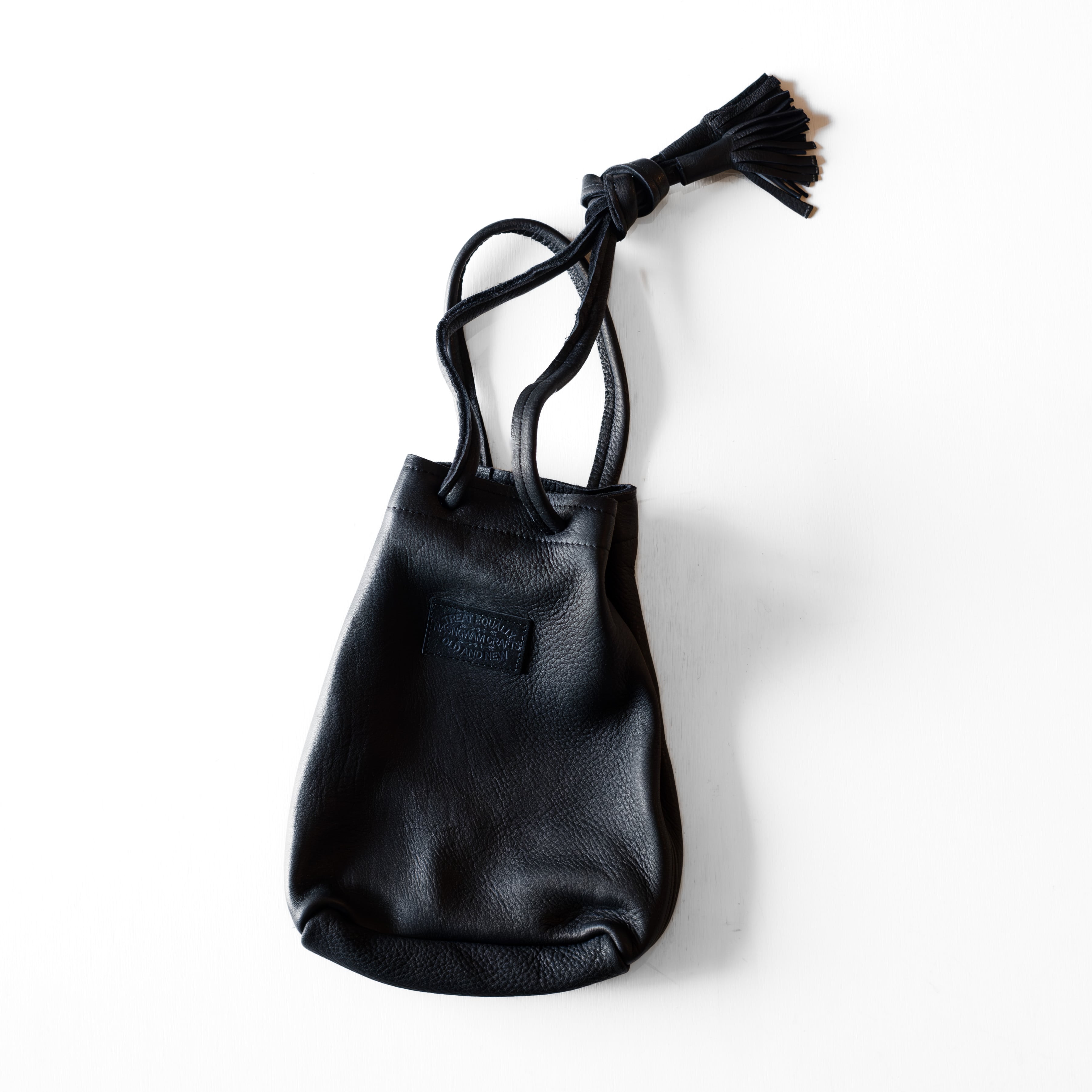 Nasngwam. × EARLY MORNING】 DEERSKIN WHISKY BAG (3colors) | dros dro