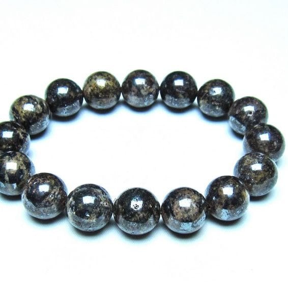 コンドライト ブレスレット サハラNWA869 隕石 14mm 一点物 199-926