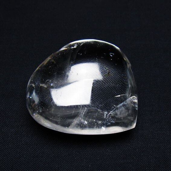 水晶 ハート置物 一点物 145-1604