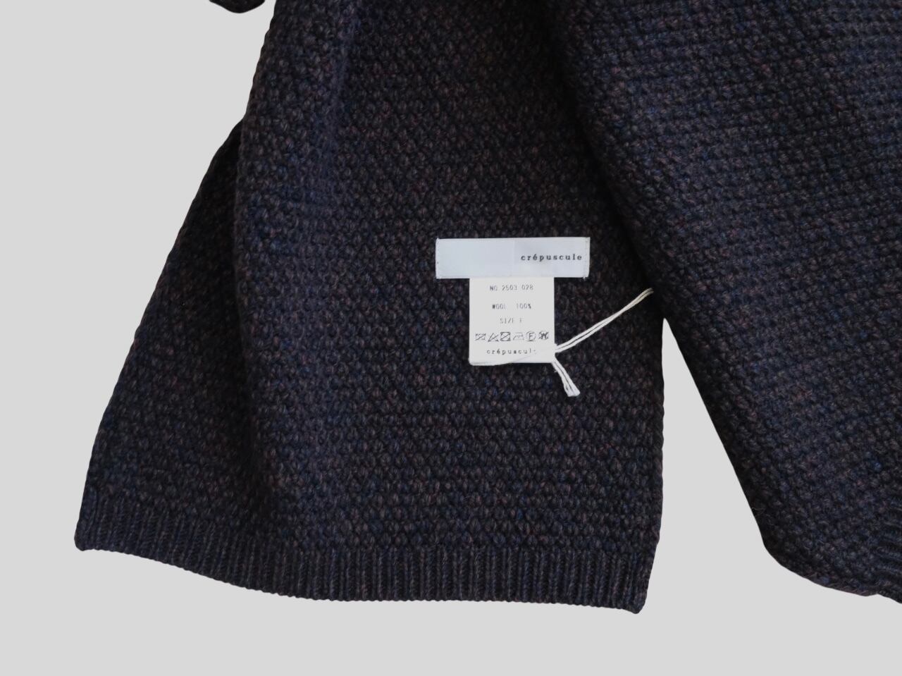 crepuscule”Wool Kanoko Muffler” | Lapel online store