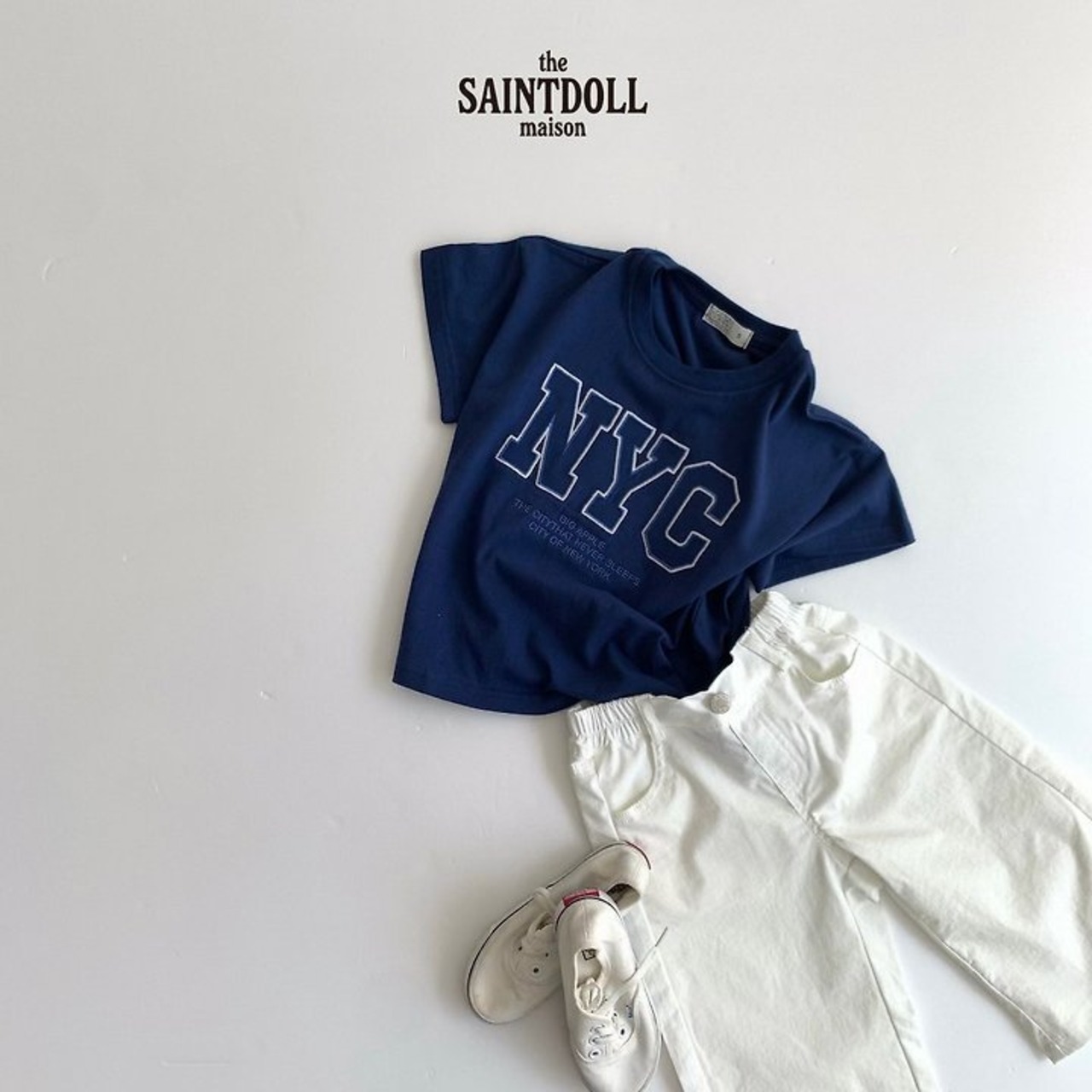 [SAINTDOLL] Side tuck pants (adult) / [세인트돌] 옆핀턱반팬츠 (adult)