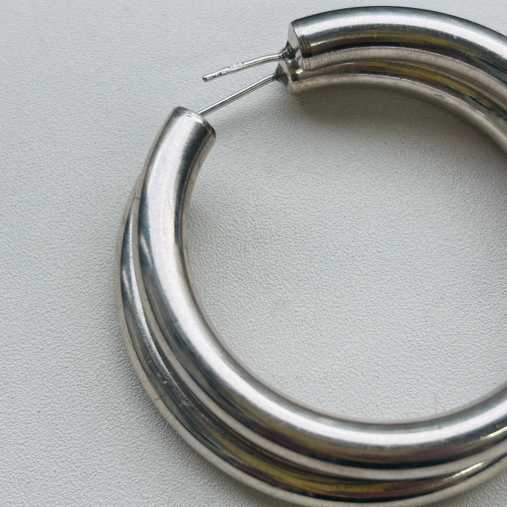 シルバー925 HUGEフープピアス | Milo Antiques & Vintage