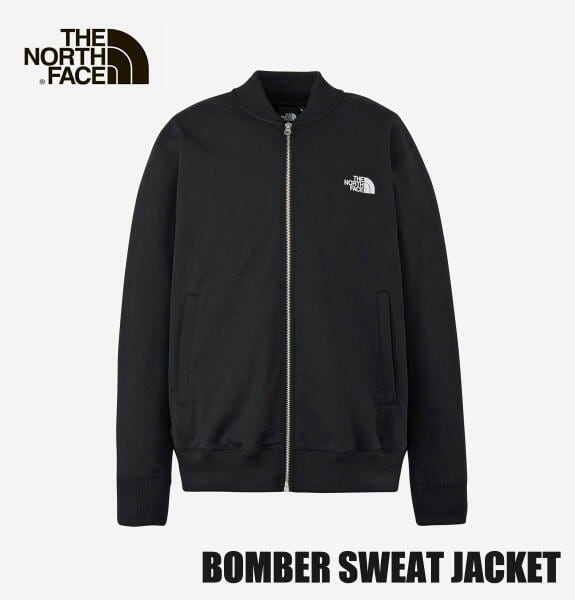ザ・ノース・フェイス ノースフェイス スウェット ジップアップ THE NORTH FACE ボンバー スウェット ジャケット NT12639 ブラック 2026年 新作