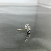 CUT OUT SPIDER WEB STUD / カットアウトスパイダーウェブピアス