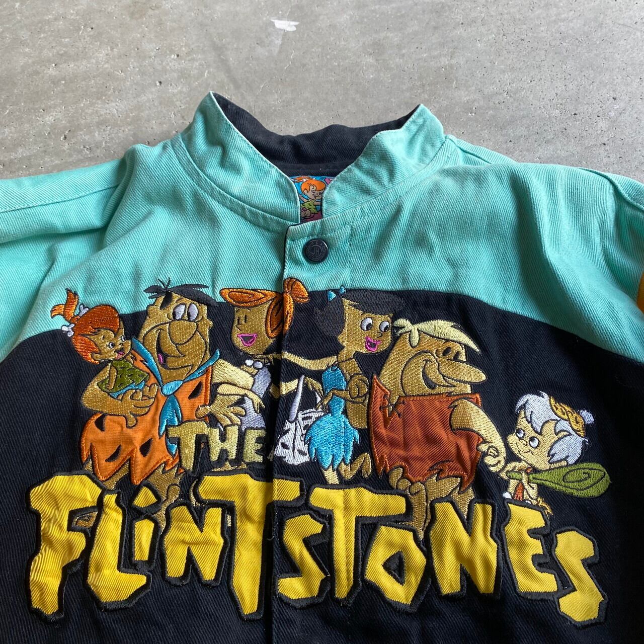 kids】JH DESIGN ジェフハミルトン THE FLINTSTONES キャラクター 刺繍  