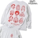 gym master ジムマスター 10oz BETTER DAYS スウェット ビッグTEE Always Keep Smiling ワイドシルエット 長袖Tシャツ メンズ レディース コットン100% LOVE&PEACE G821724 アッシュグレー