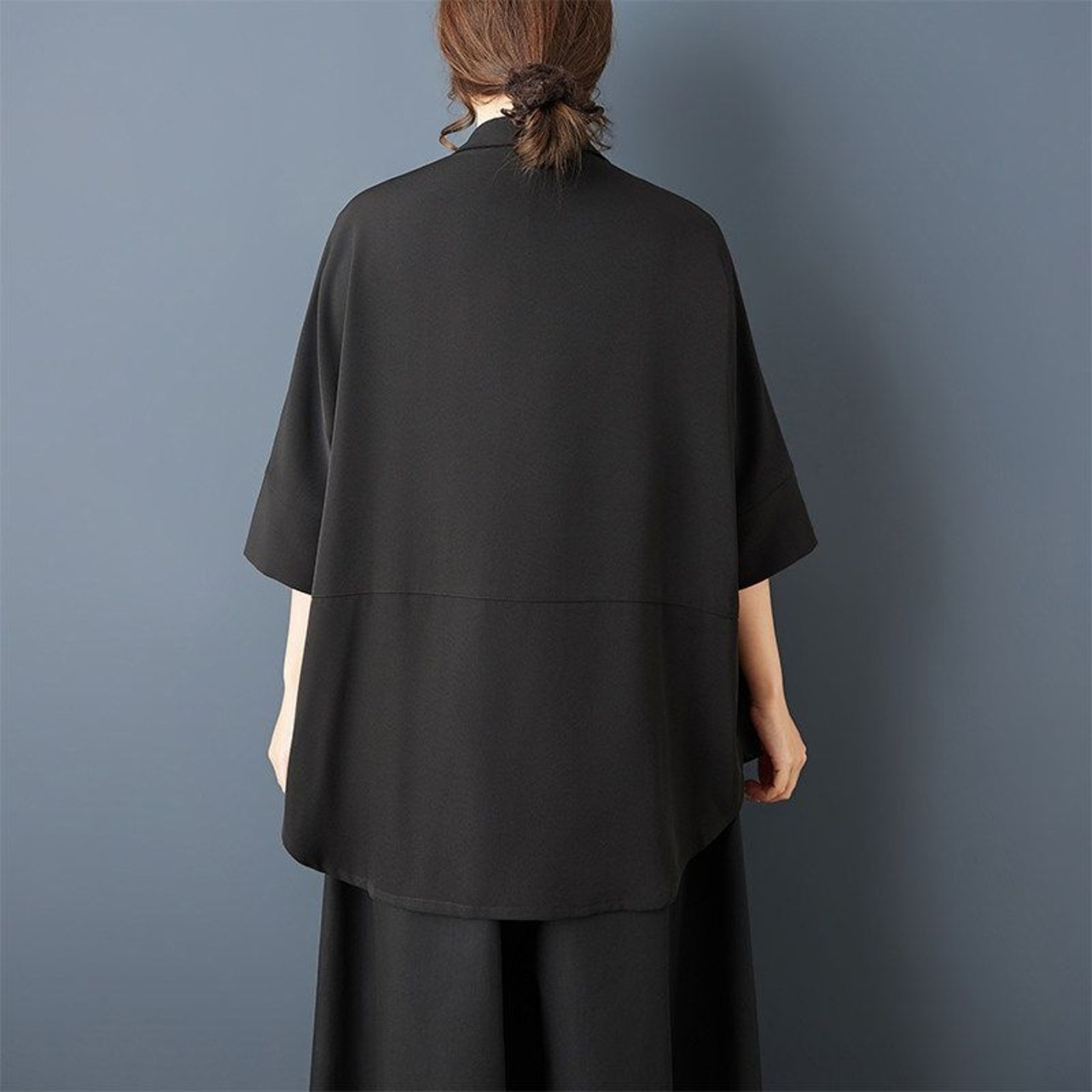 ストールデザイン ドレープ シャツ  30248