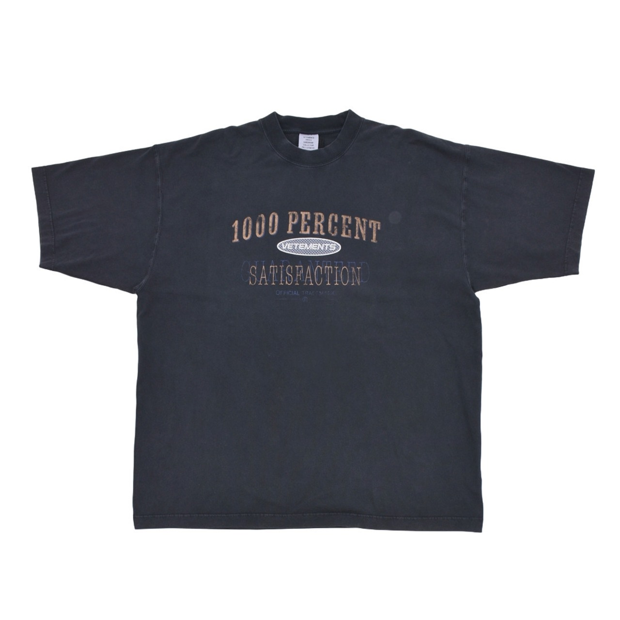 【VETEMENTS】1000 PERCENT T-SHIRT - 1