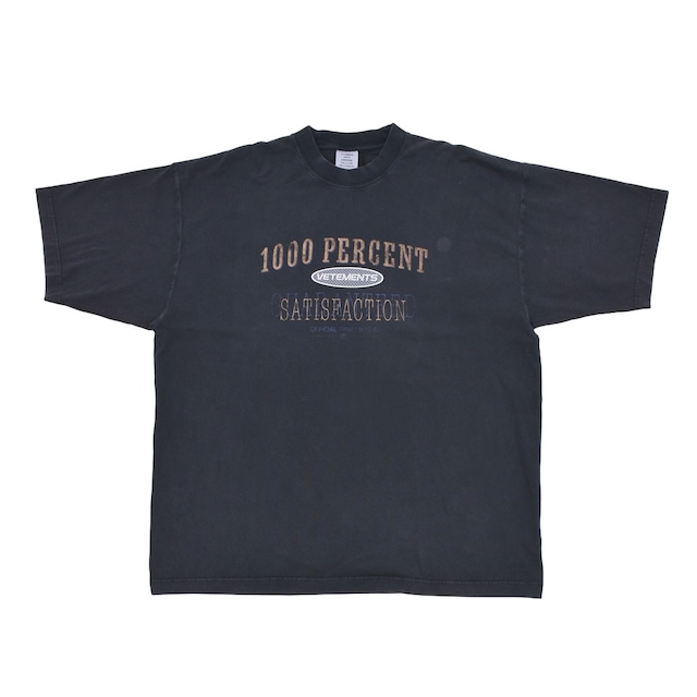 【VETEMENTS】1000 PERCENT T-SHIRT