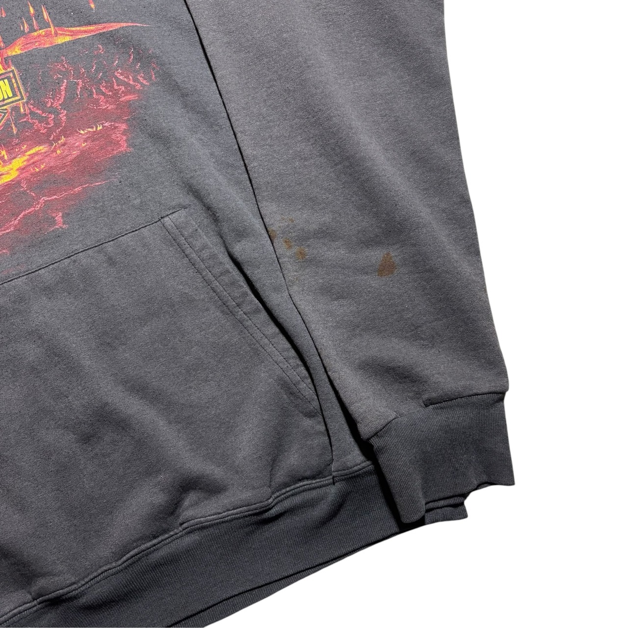 vintage 2003’s HARLEY-DAVIDSON faded black sweat parka