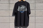 thugliminal  'BUILT to LAST'  black tee (半袖黒Ｔシャツ）