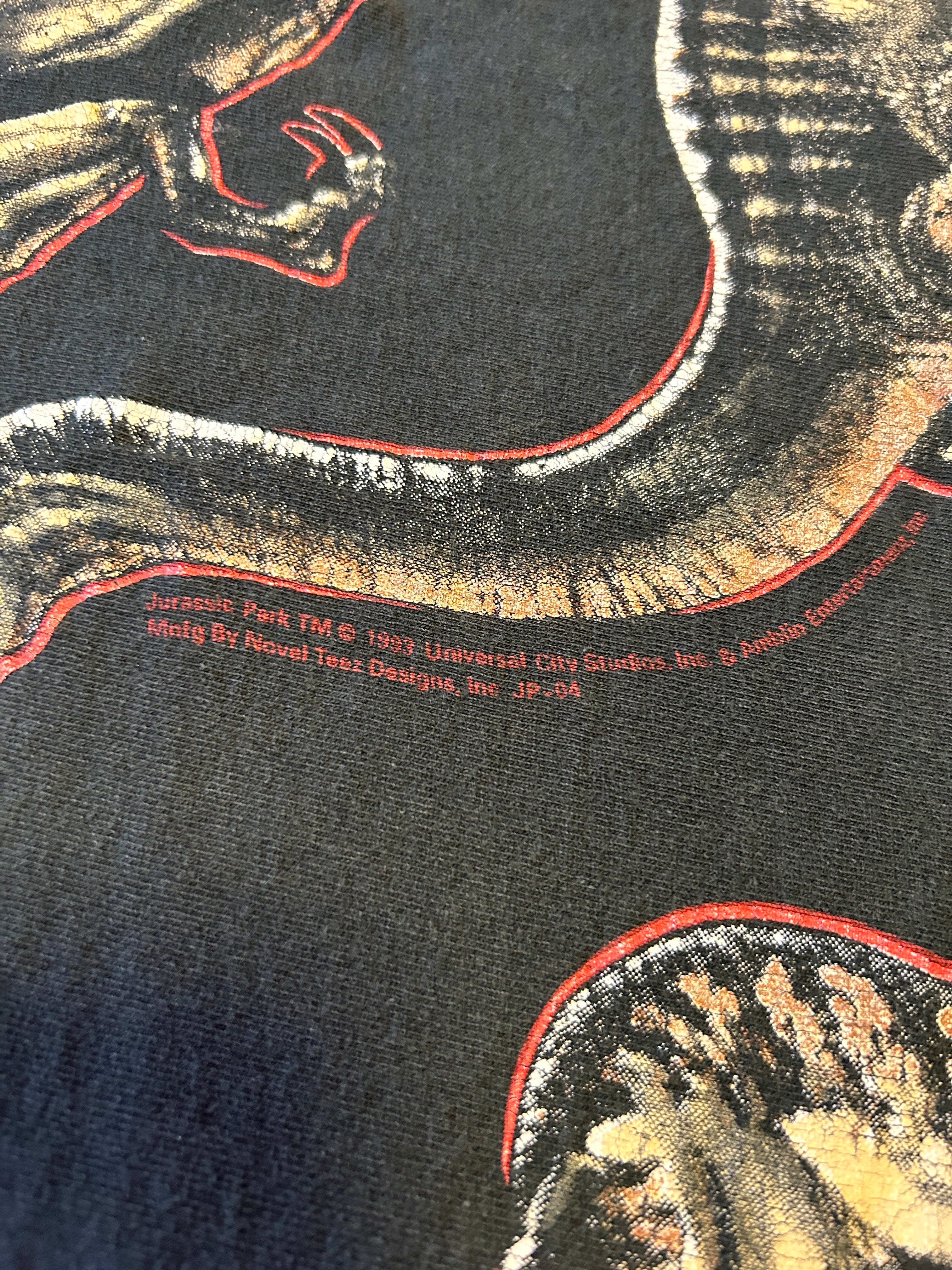 90s ©︎1993 JURASSIC PARK(ジュラシック・パーク) Tシャツ | vintonly