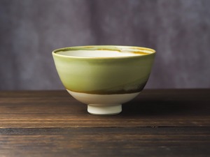 muutos bowl 15cm ピスタチオ グリーン／kobayashi pottery studio