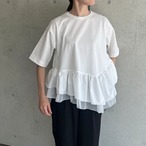 ドッキングペプラムトップス［50012］　