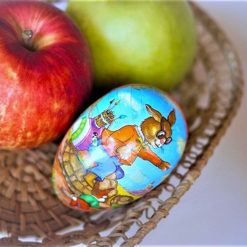 紙製イースターエッグ 「進め～」オーナメント