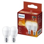 コストコ再販商品 【4セット】フィリップス LED電球 40W相当 E17 ２個入り 広配光タイプ 電球色