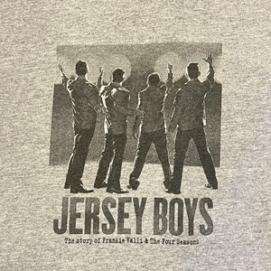 JERSEY BOYS print tee