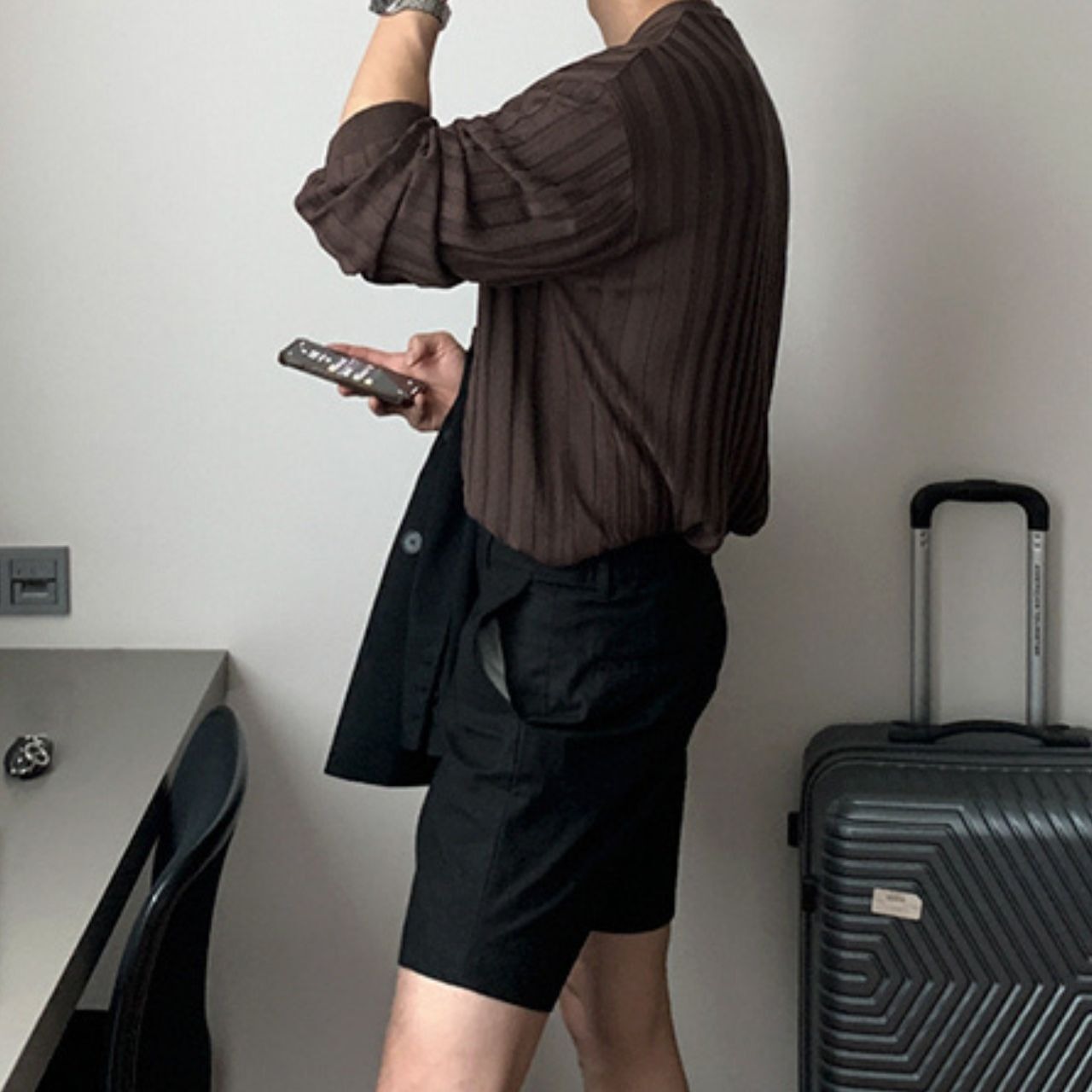 スリムストレートショーツ　MT0080274