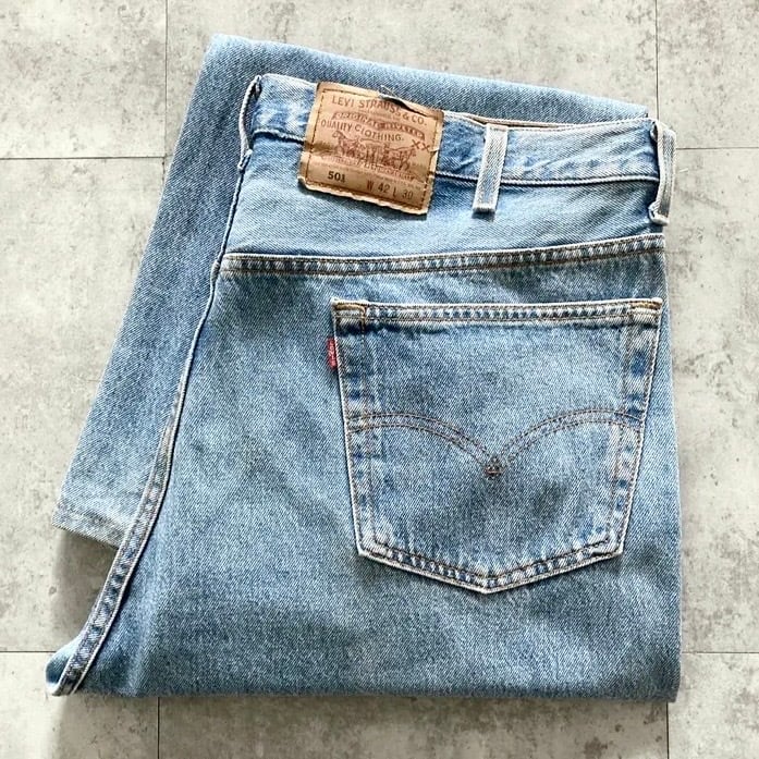 W42 L30】90's US.Levis 501 リーバイス マッカレン工場(544) ボタン裏