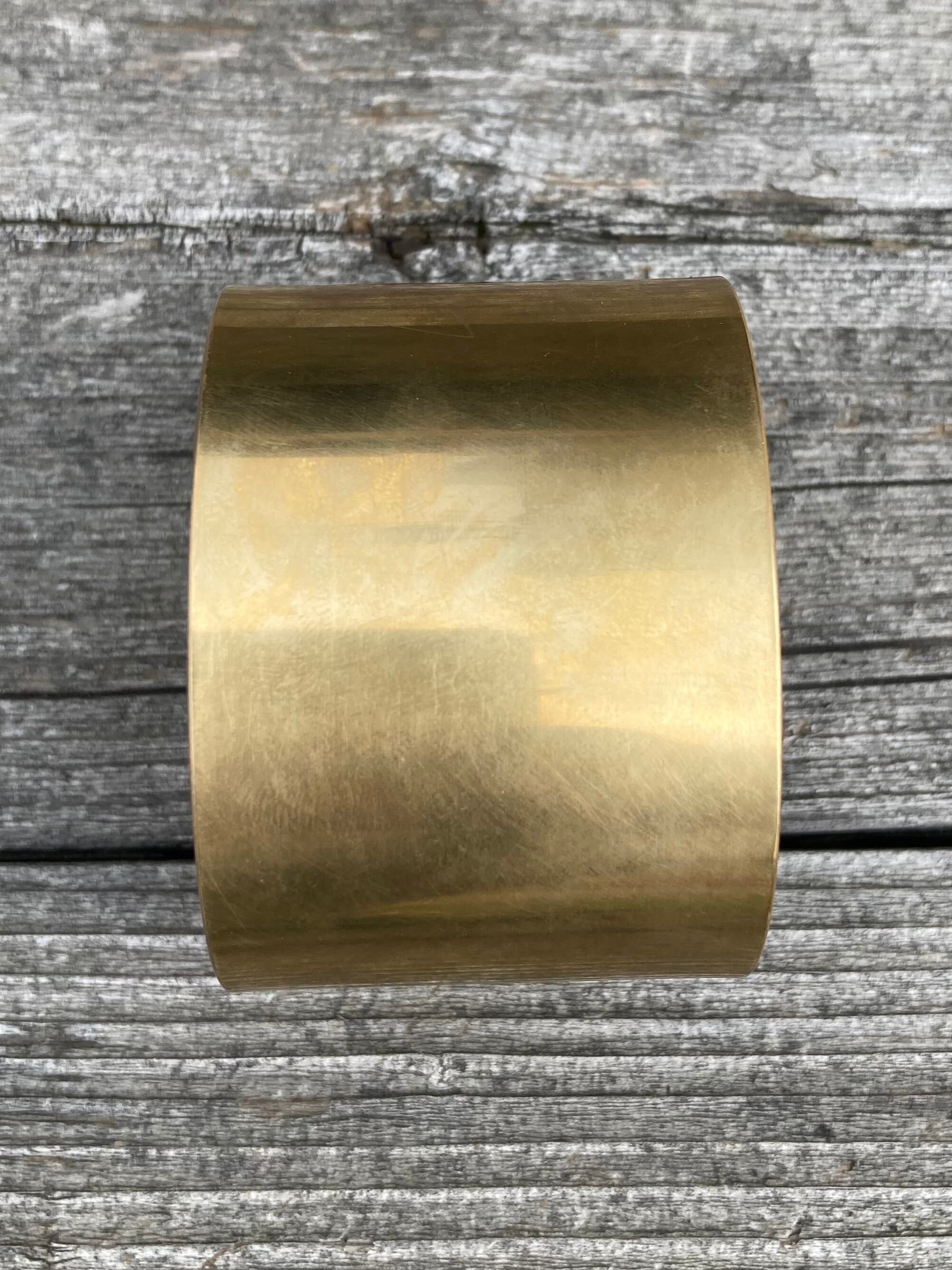 バングル ワイド 幅広 太め BRASS BANGLE 真鍮 b002 | Pay ID