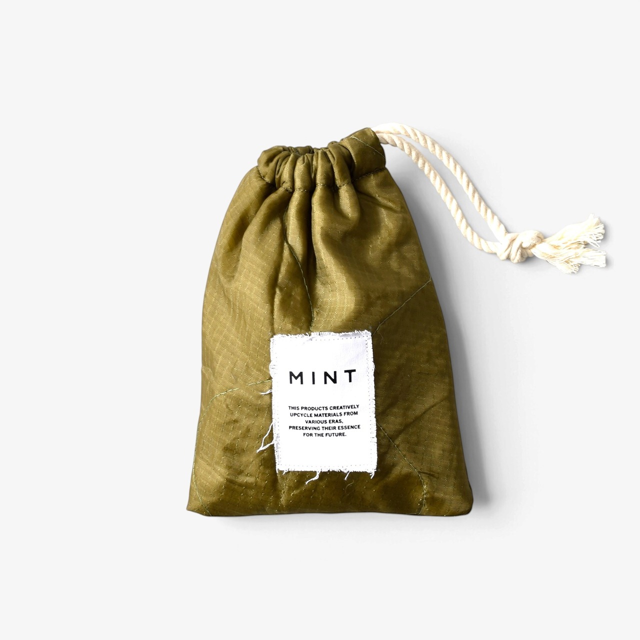 MINT ヴィンテージ ミリタリーライナー リメイクポーチ