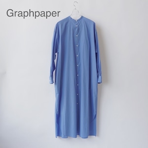 Graphpaper/グラフペーパー・Broad Band Collar Oversized Shirt Dress