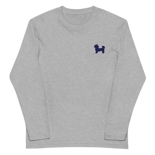 Shisyu Shih Tzu Long Tee Navy U0083