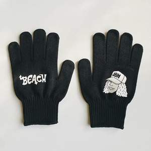 HOT FUDGE＜ホットファッジ＞Screen print on 軍手 gloves!!!