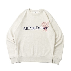 ALPSDR MIX TULIP SWEAT / OATMEAL