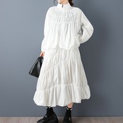 ギャザー バルーン トップス&スカート セレクト  00207