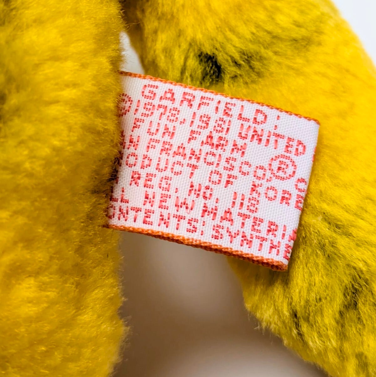 ☆ VINTAGE 1980年代初期 ☆【 Garfield ( ガーフィールド ) 】『 ガーフィールドNo Sweat 』ぬいぐるみ プラッシュ plush 1980年代年製 〚アメリカン雑貨 アメトイ〛