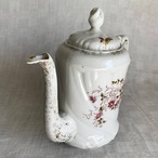 リモージュ ティーポット 野花に小鳥 大きなミルクピッチャー Limoges 18TWa1