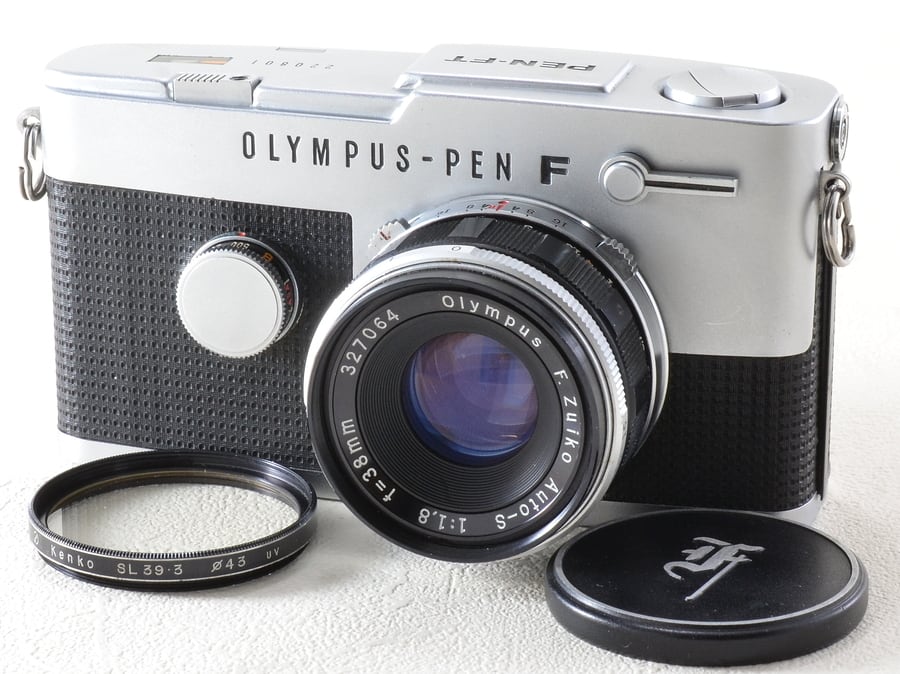 (1041) OLYMPUS PEN-FT F.ZUIKO フィルムカメラ